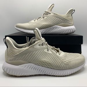 Adidas Alphabounce Beige White Size 9.5 BW1207